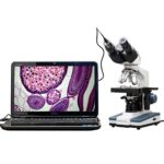 AmScope B120C-E 40 x 2500 x Microscopio Binocular Compuesto digital LED con 3D Etapa Plus Usb de la c-mara