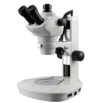 AmScope SF-2TRA 8X-50X - Microscopio trinocular confocal con luces LED superior e inferior