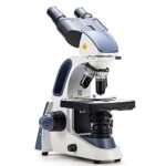 Microscopio compuesto binocular SW380B, ampliación 40X-2500X, microscopio de laboratorio de grado de investigación,oculares de 10X y 25X de campo amplio, cabezal Siedentopf.(ENCHUFE EU)