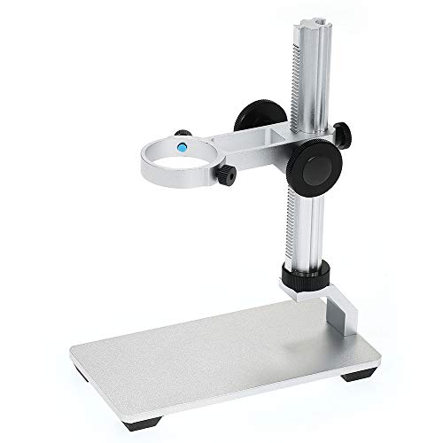 Zwbfu Soporte de aleación de aluminio G600 para microscopio digital y microscopio USB 